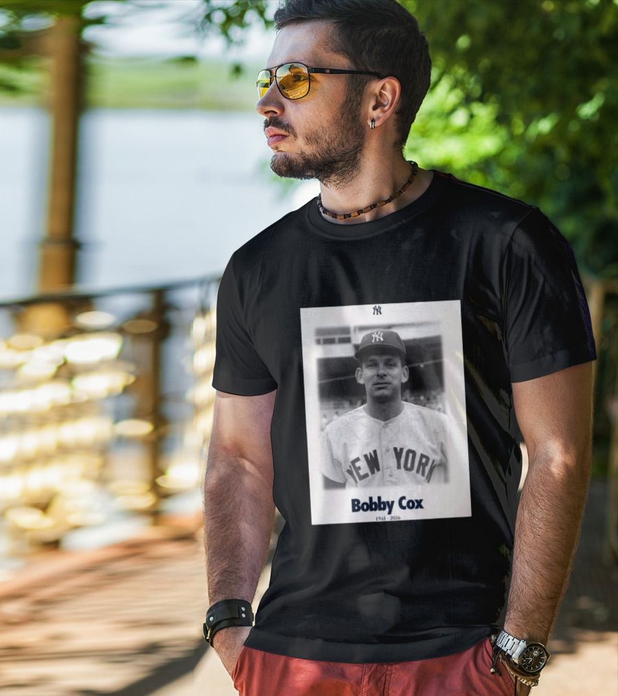 New York Yankees Bobby Cox 1941 2026 T-Shirt