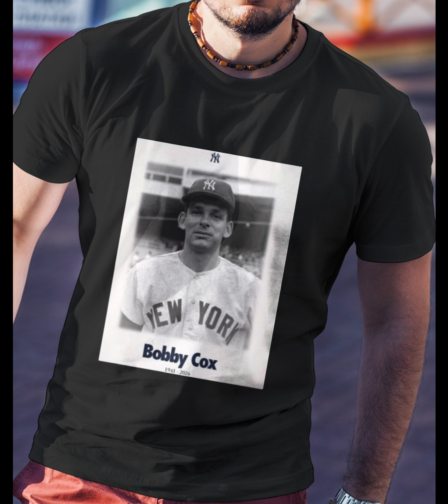 New York Yankees Bobby Cox 1941 2026 T-Shirt