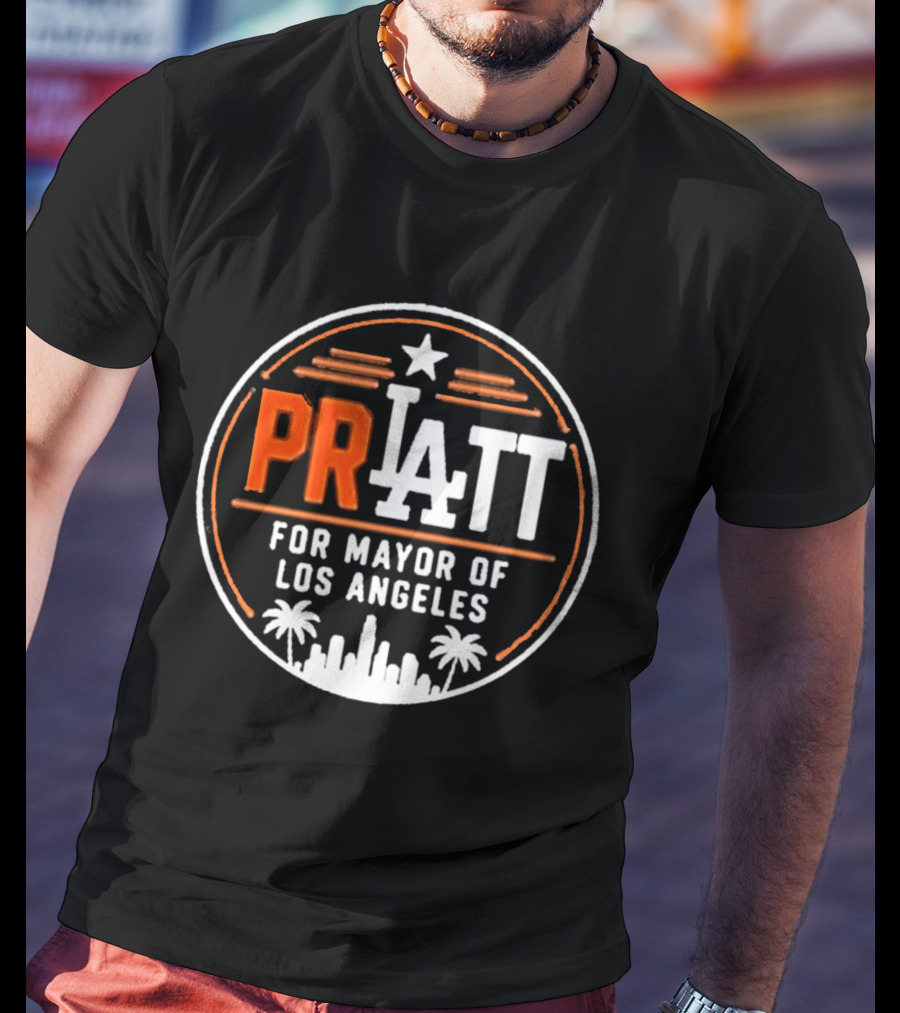 Pratt For Mayor Of Los Angeles 2026 Election Campaign T-Shirt