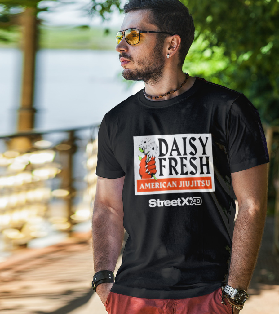 Daisy Fresh American Jiu Jitsu StreetxAD Collaboration T-Shirt