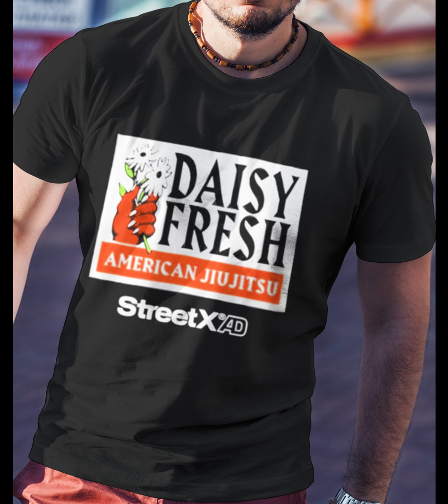 Daisy Fresh American Jiu Jitsu StreetxAD Collaboration T-Shirt