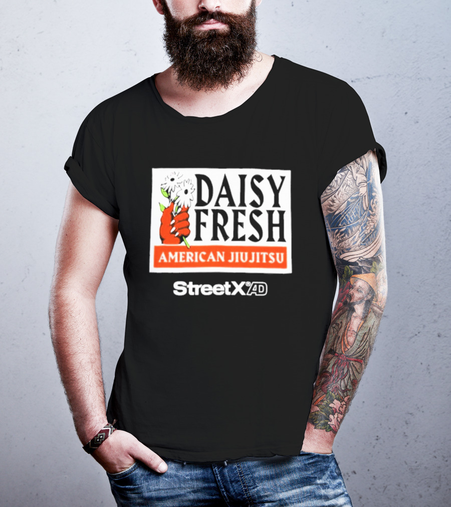 Daisy Fresh American Jiu Jitsu StreetxAD Collaboration T-Shirt