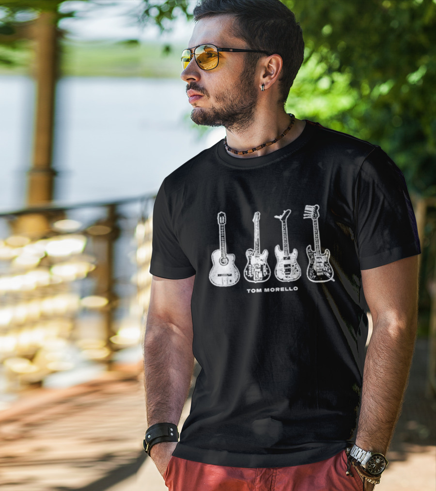 Tom Morello Electric And Acoustic Guitar Collection T-Shirt