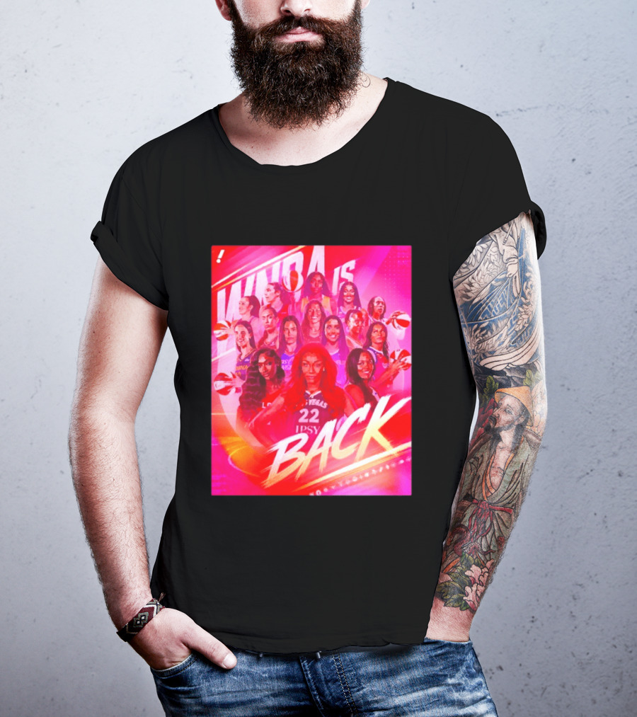 WNBA Is Back 30th Season Highlights Las Vegas Basketball Stars T-Shirt
