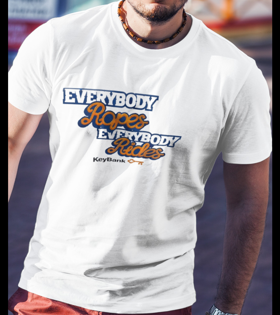 Everybody Ropes Everybody Rides KeyBank Buffalo Sabres NHL Hockey T-Shirt