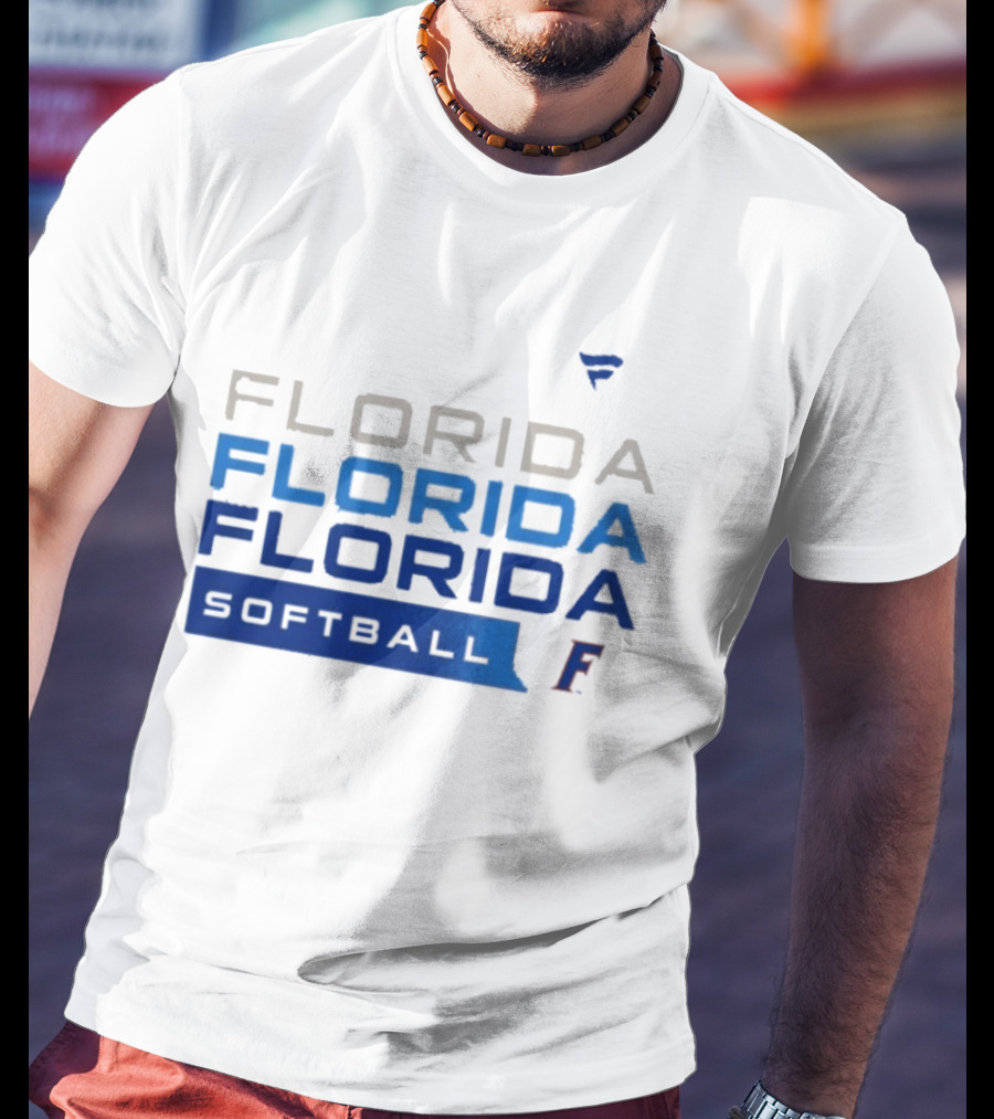 Florida Gators Softball Tri Blend Hype College F T-Shirt