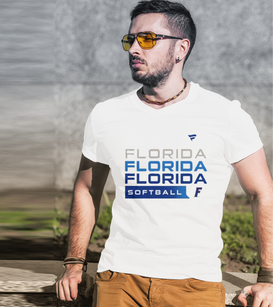 Florida Gators Softball Tri Blend Hype College F T-Shirt