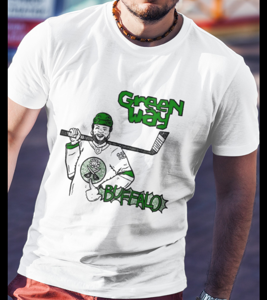 Green Way Hockey Buffalo Player T-Shirt