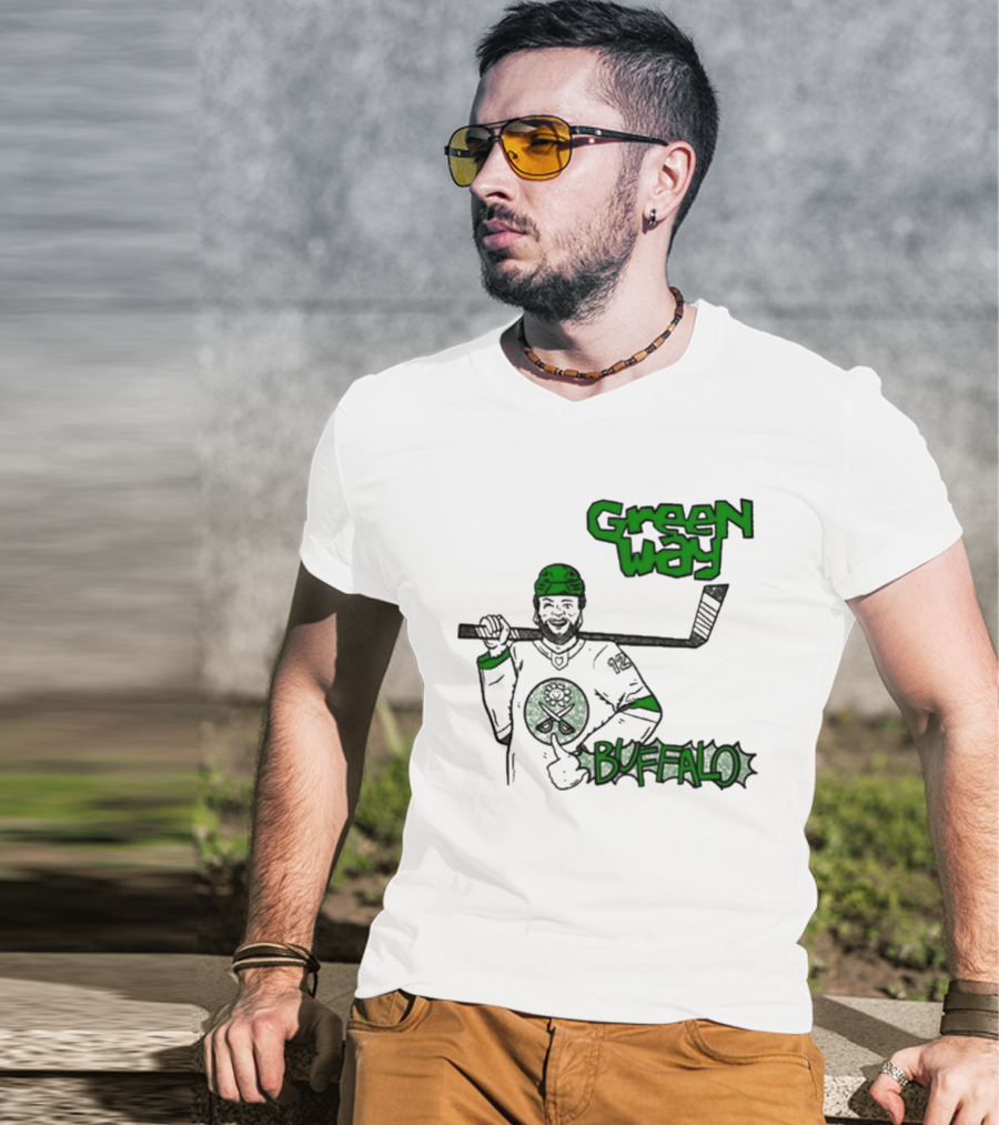Green Way Hockey Buffalo Player T-Shirt
