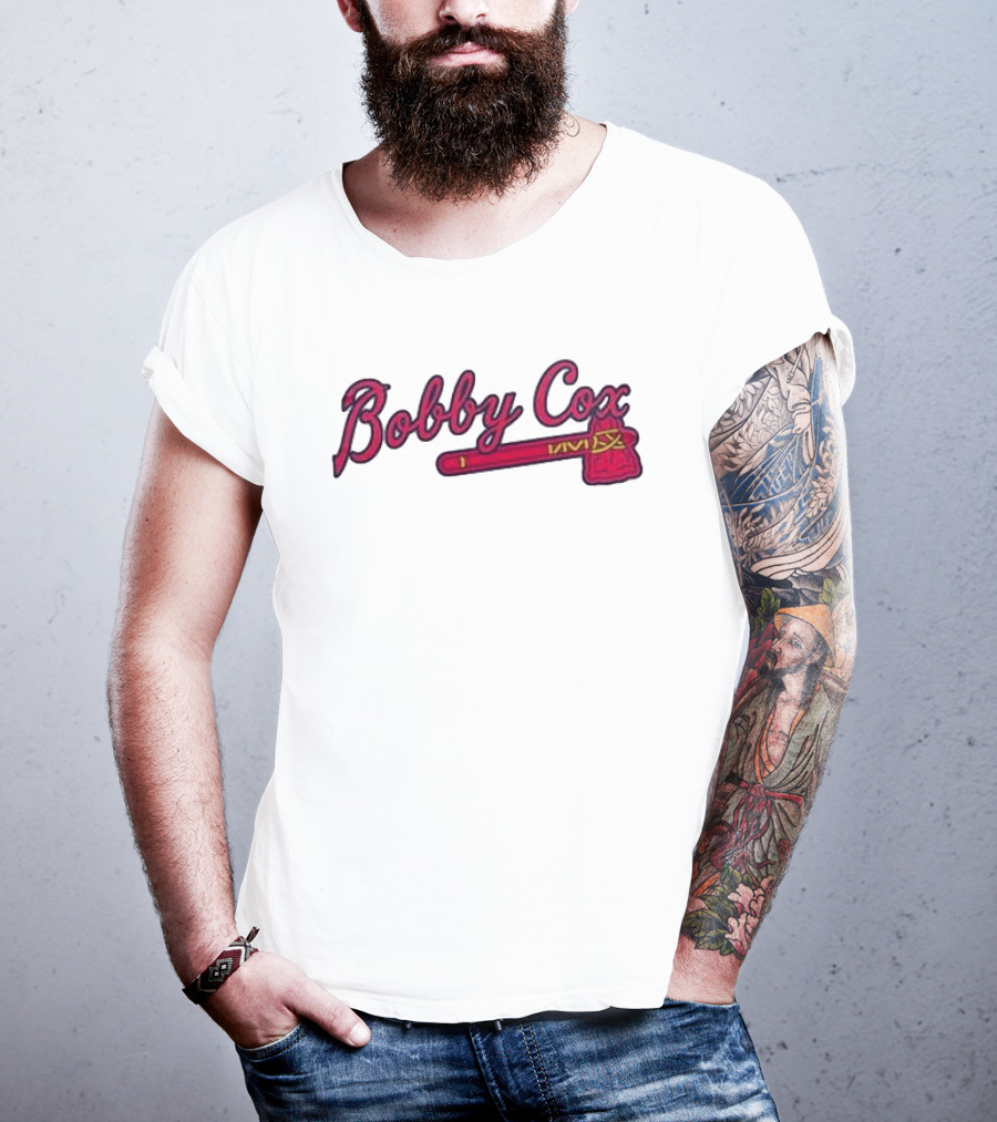 In Memory Of Bobby Cox Edition Baseball Tribute With Iconic Bat And Jersey T-Shirt