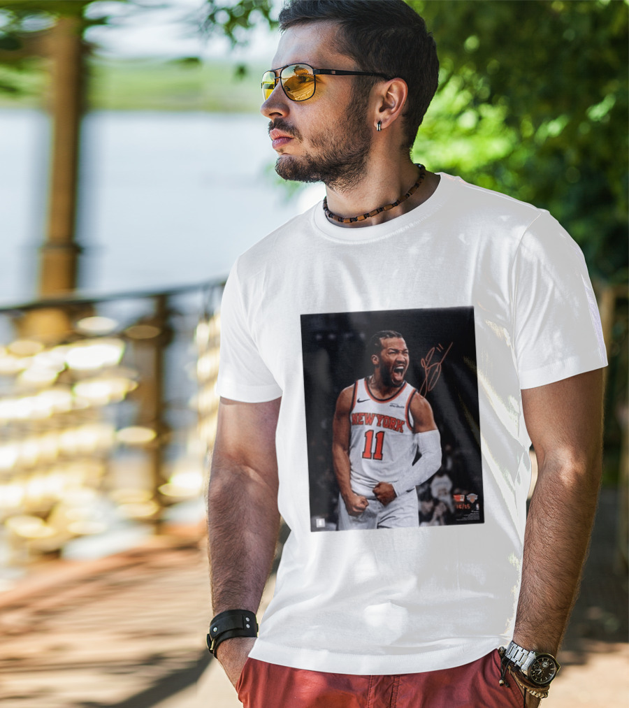 Jalen Brunson New York Knicks 11 Basketball Nike NBA Signature T-Shirt