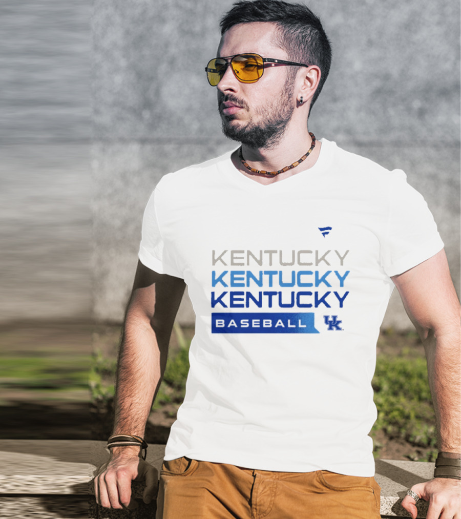 Kentucky Wildcats Baseball Tri Blend Hype Fanatics T-Shirt