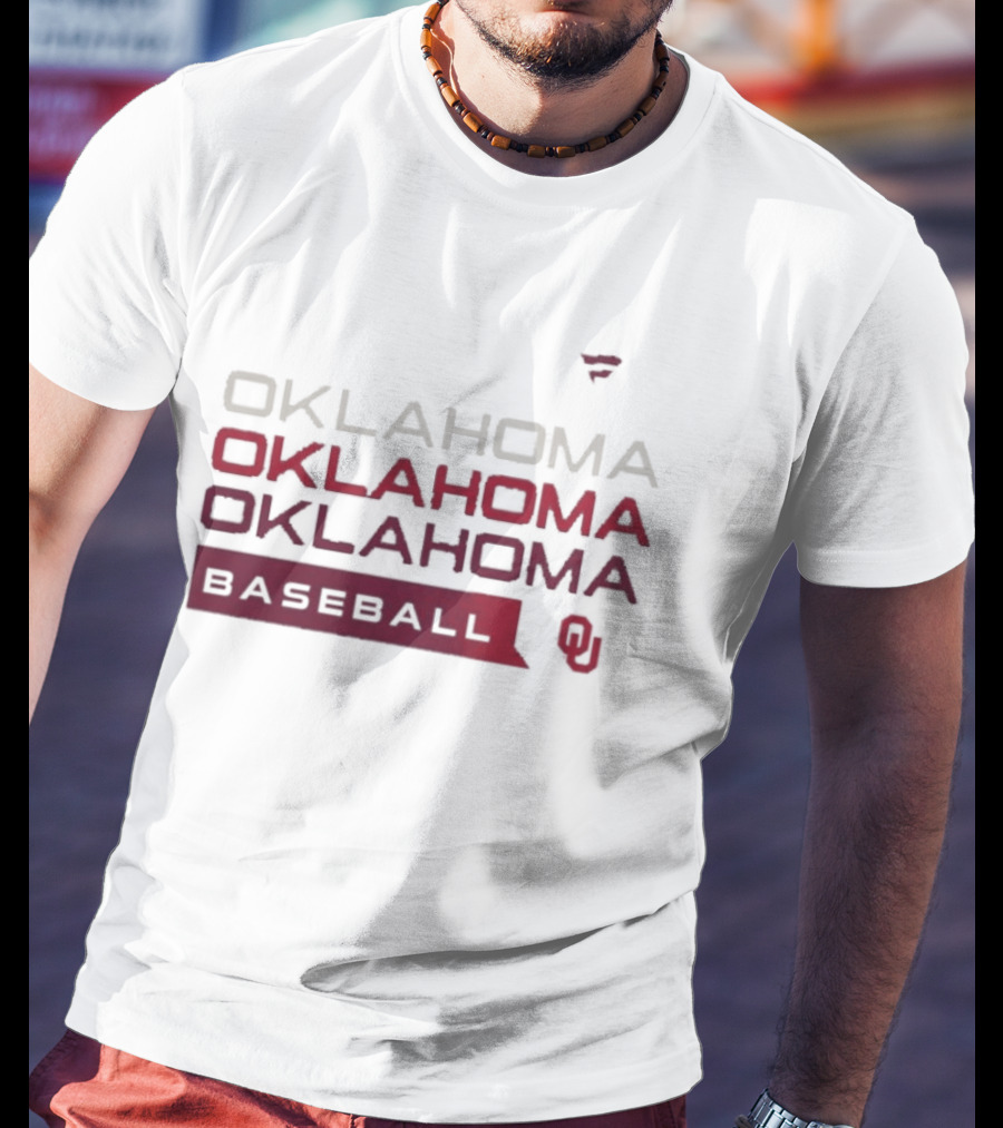 Oklahoma Baseball Tri Blend Fan Gear T-Shirt