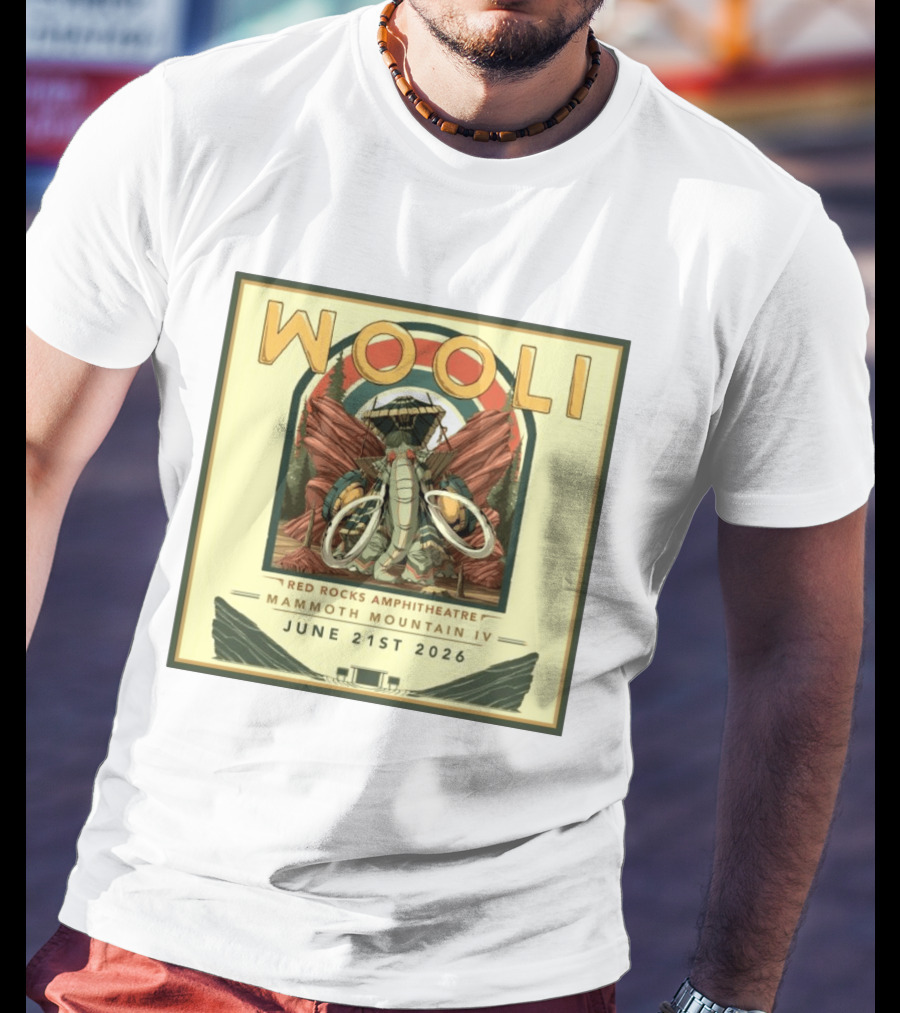 Wooli Red Rocks Amphitheatre Mammoth Mountain IV June 21st 2026 T-Shirt