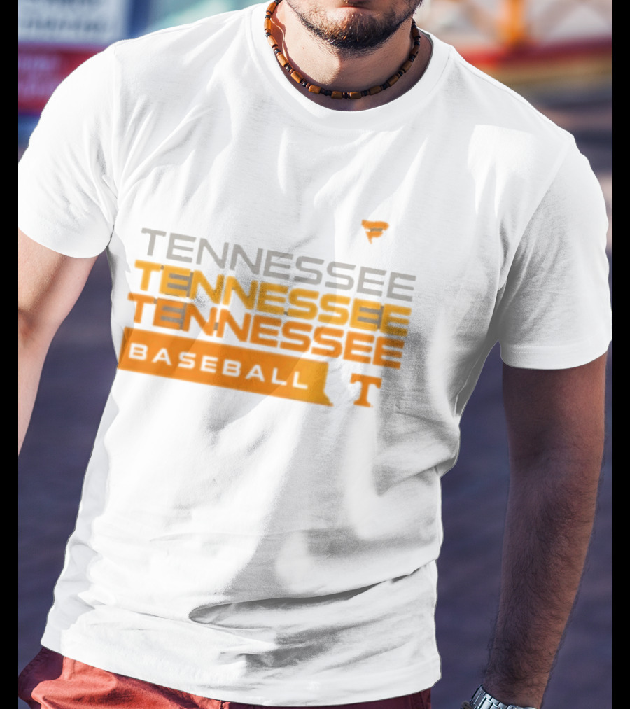 Tennessee Volunteers Baseball Tri Blend Hype Official College Gear T-Shirt