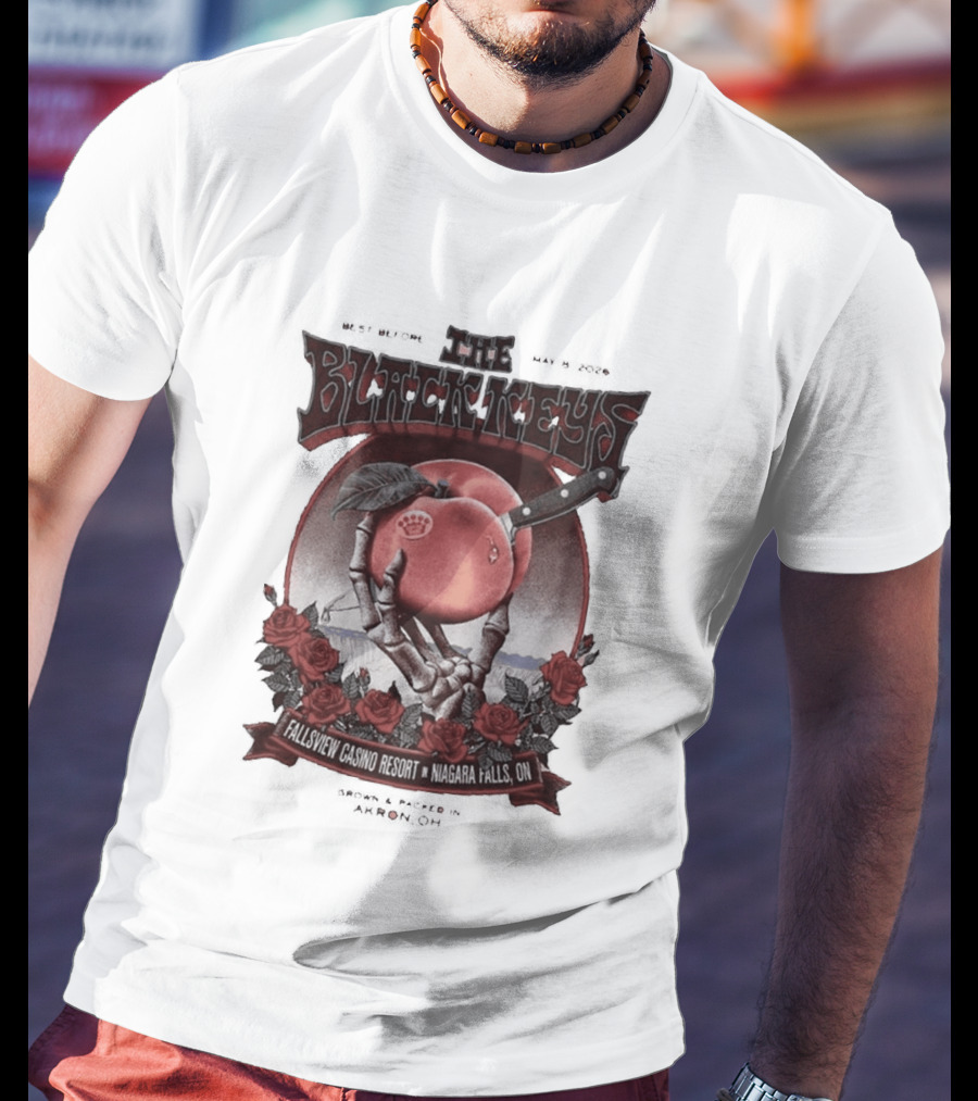 The Black Keys Niagara Falls 2026 May 8 Fallsview Casino Resort Ontario Event T-Shirt