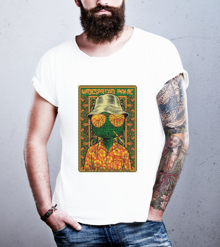 Widespread Panic May 8 10 2026 Las Vegas Tour Virgin Hotels The Theater Psychedelic T-Shirt