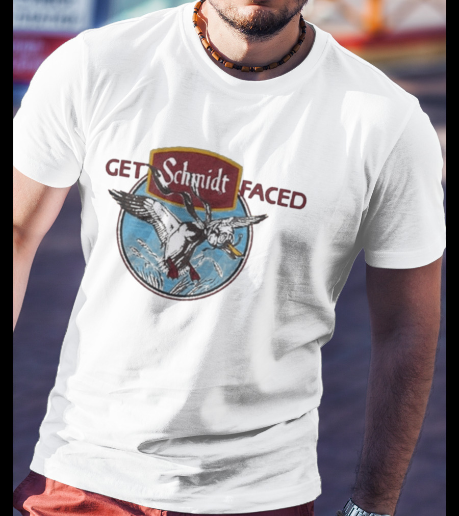 Schmidt Beer Get Schmidt Faced Goose T-Shirt