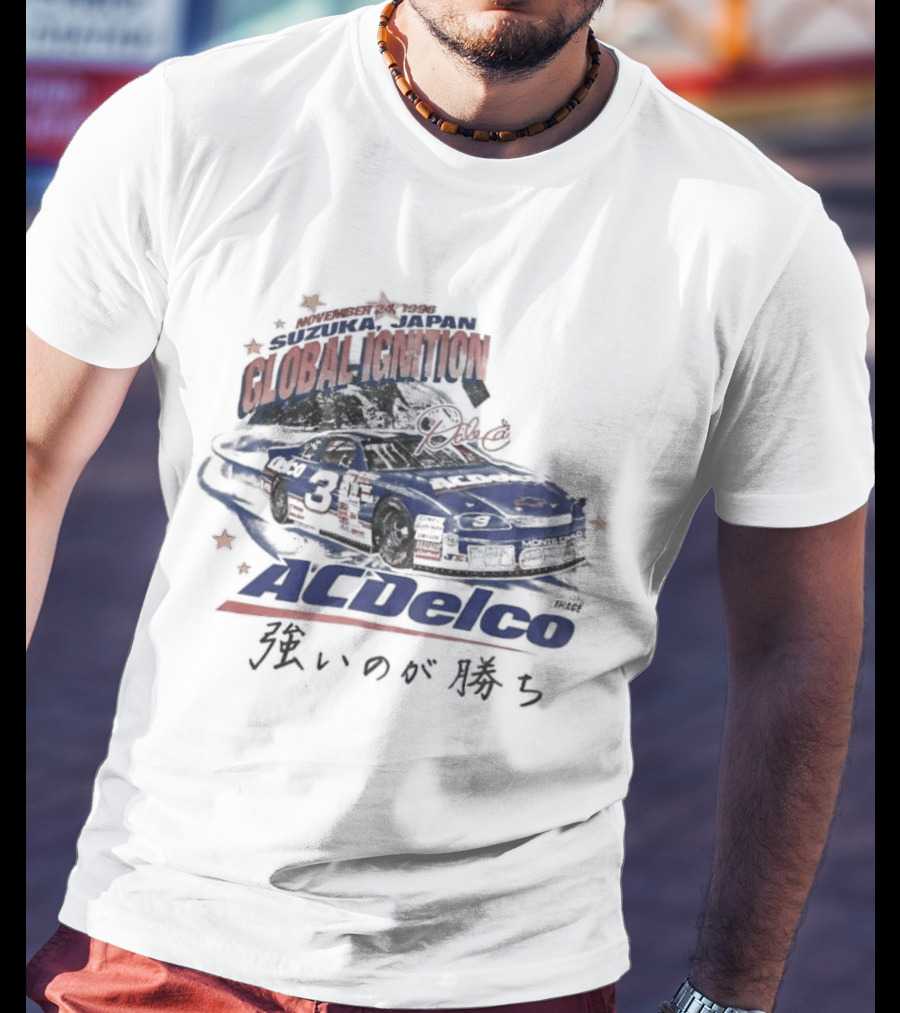 Dale Earnhardt ACDelco Global Ignition Japan Racing 1996 T-Shirt