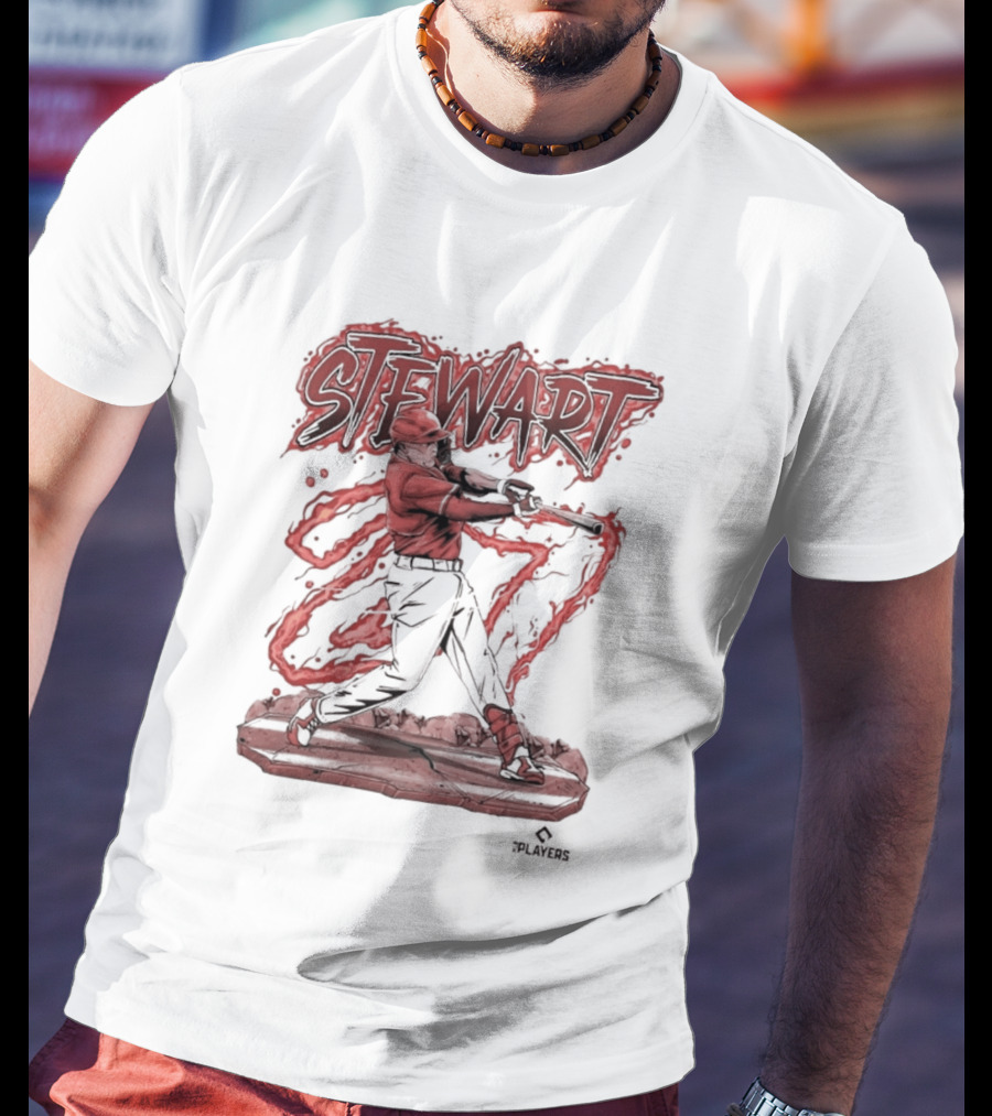 STEWART Powerful Baseball Swing T-Shirt