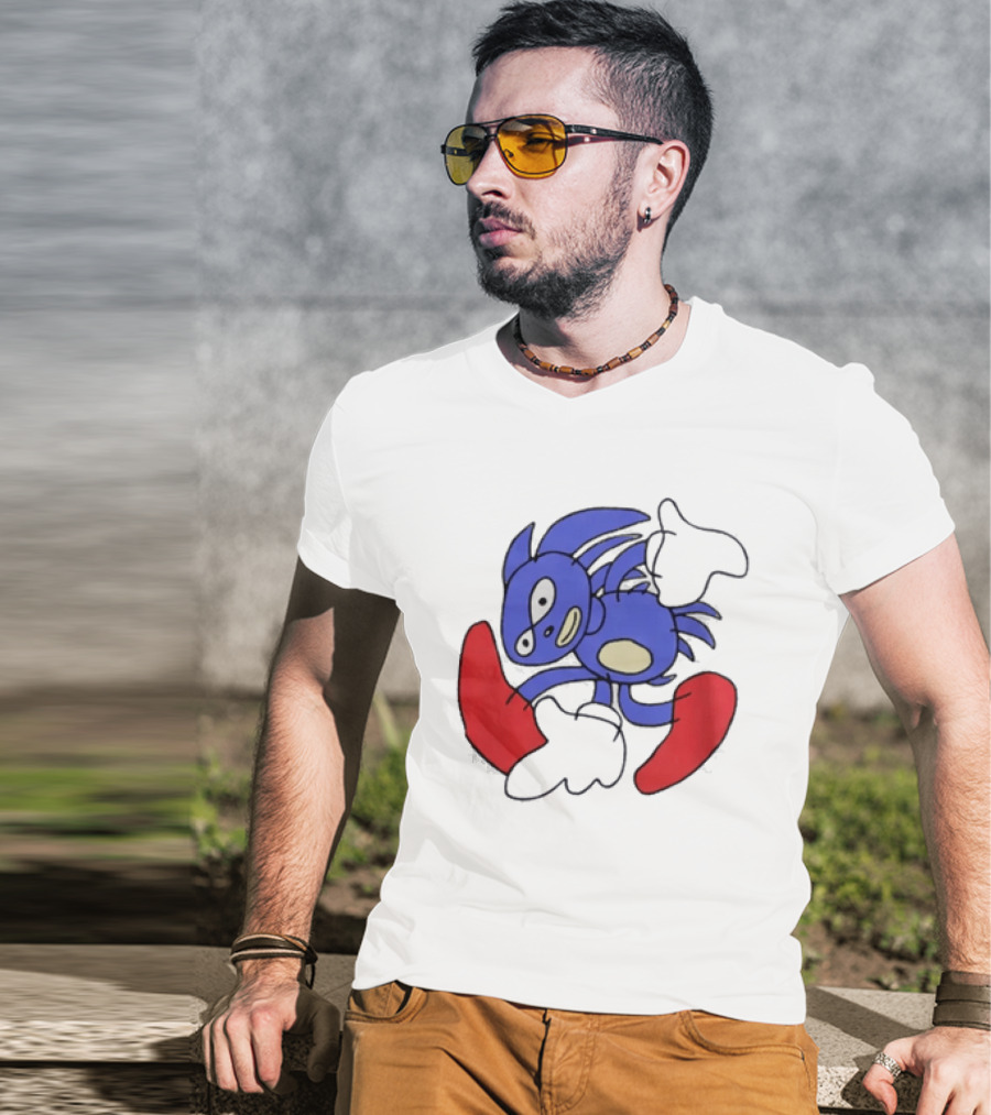 Sanic Hegehog Meme Sega T-Shirt