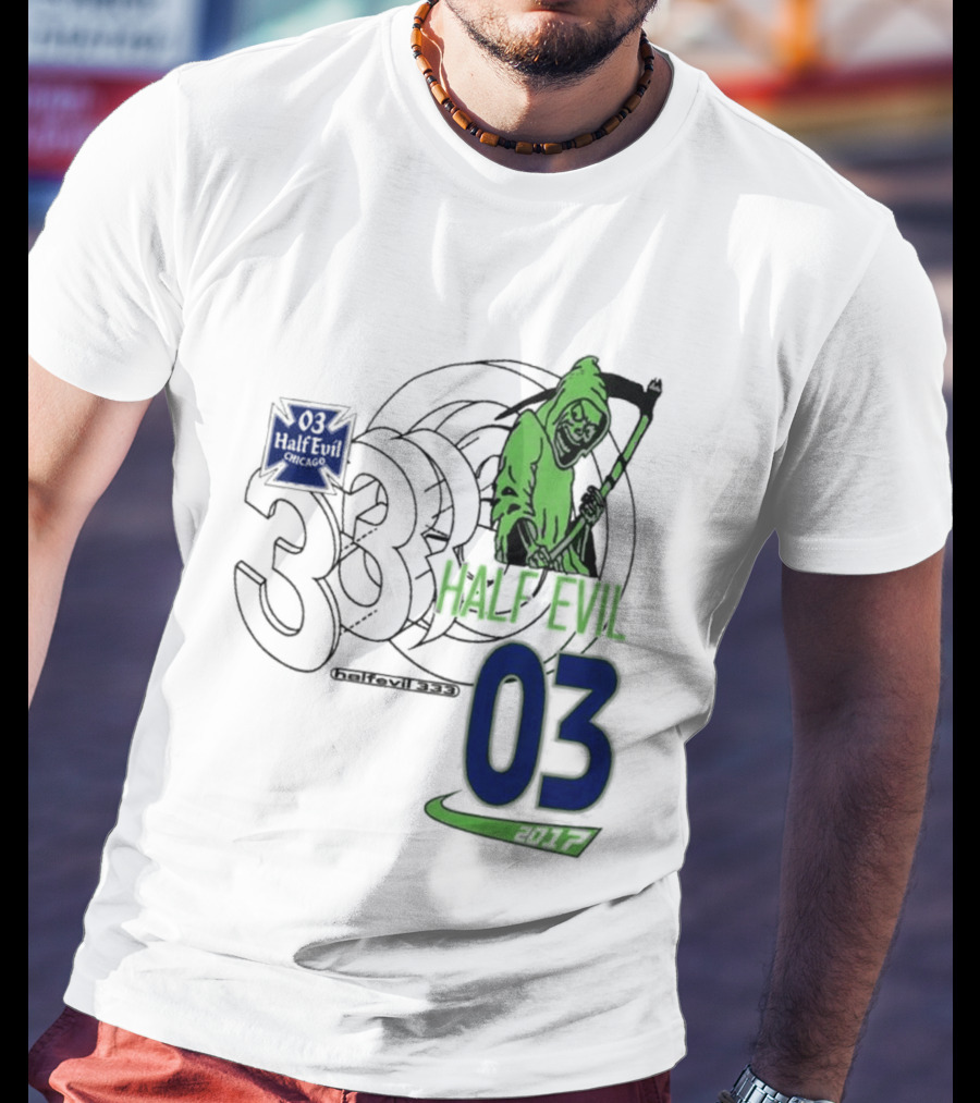 Halfevilco 333 Male Evil 03 Grim Reaper T-Shirt