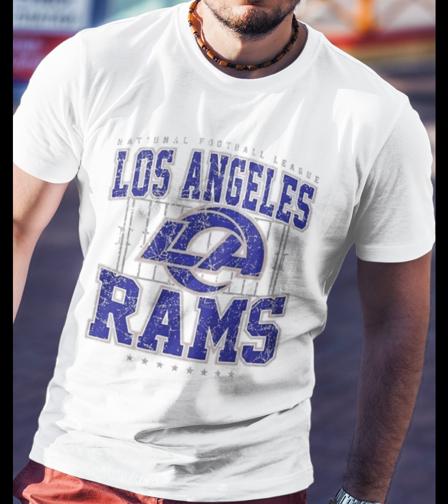 National Football League Los Angeles Rams Distressed Starter T-Shirt