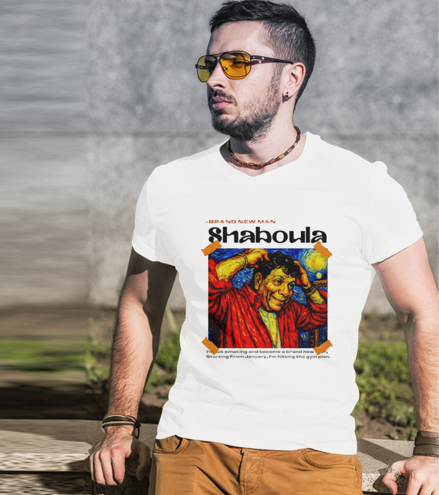 Van Gogh Style Shaboula Brand New Man T-Shirt