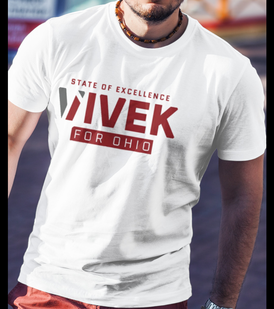 State Of Excellence Vivek For Ohio Garment Dyed T-Shirt