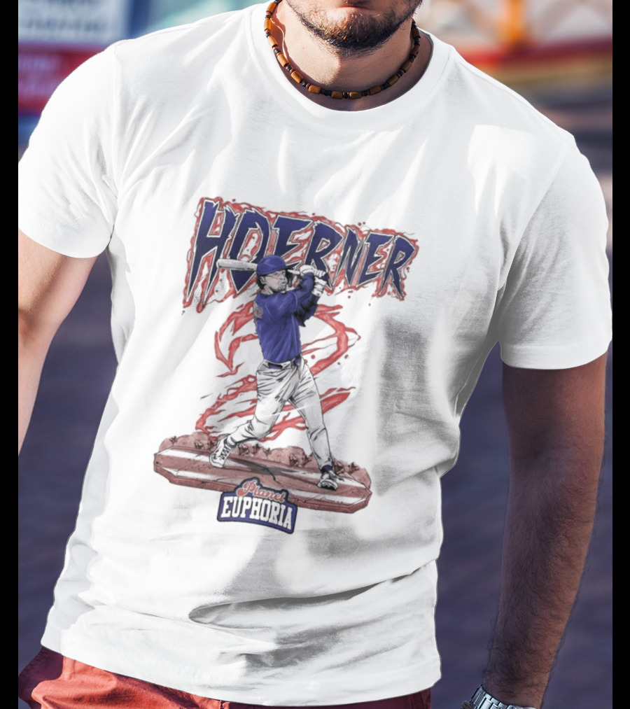 Hoerner The Blue Blaze Euphoria Baseball Player T-Shirt
