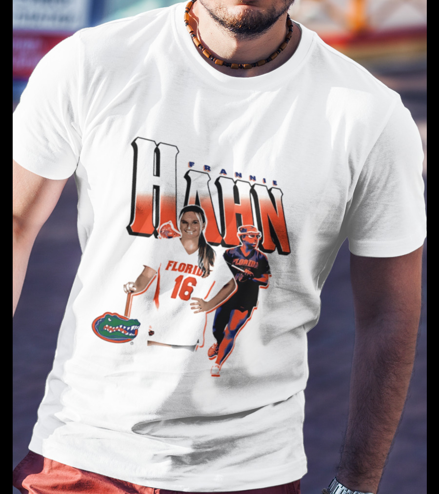 Florida Gators Lacrosse Frannie Hahn Number 16 Sports Team T-Shirt