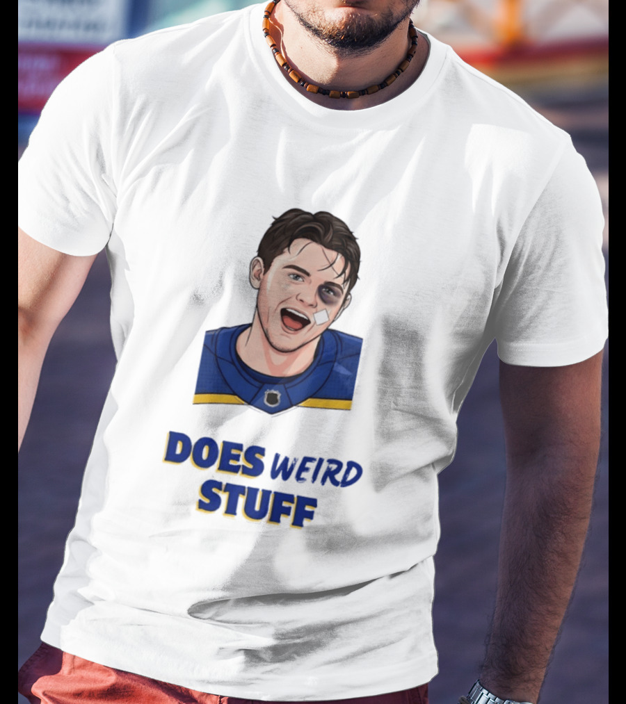 Jordan Binnington St. Louis Blues Does Weird Stuff T-Shirt