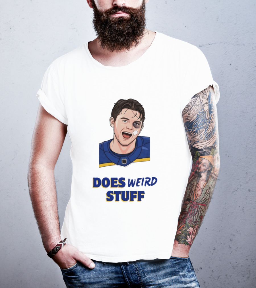 Jordan Binnington St. Louis Blues Does Weird Stuff T-Shirt
