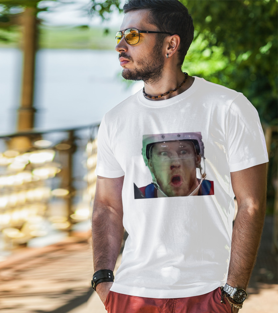 Nathan MacKinnon What The Puck Reaction Hockey T-Shirt