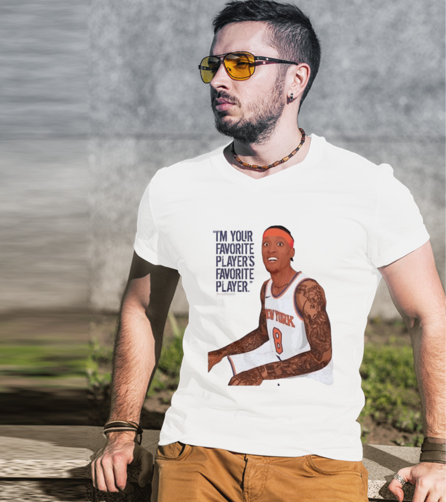 Michael Beasley I'm Your Favorite Player's Favorite Player New York Basketball 8 Tattoos T-Shirt