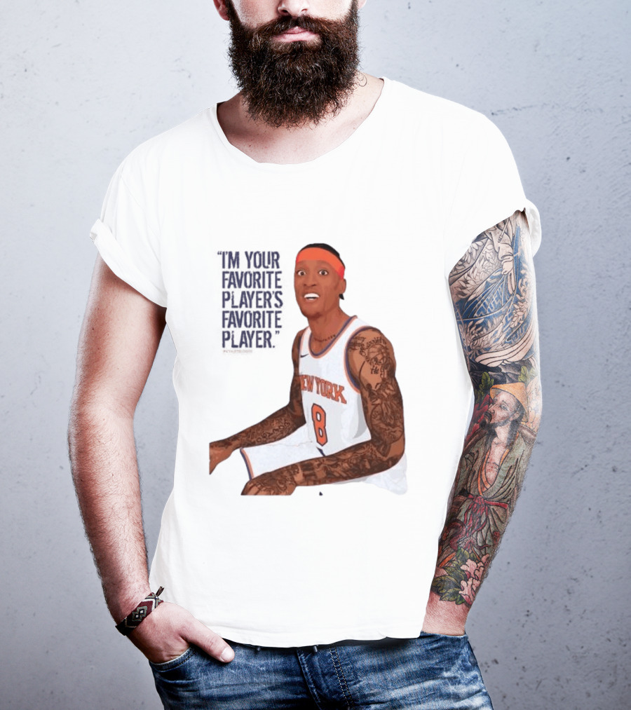 Michael Beasley I'm Your Favorite Player's Favorite Player New York Basketball 8 Tattoos T-Shirt