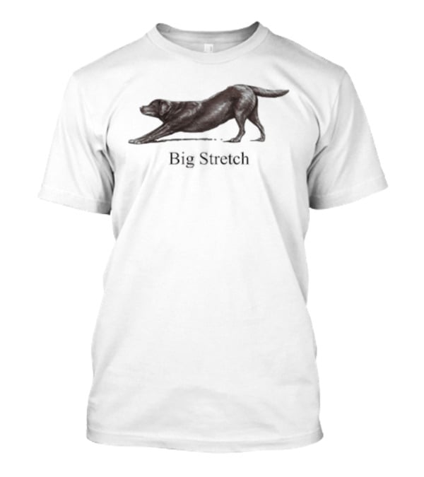 Big Stretch Labrador Retriever Stretching Pose T-Shirt