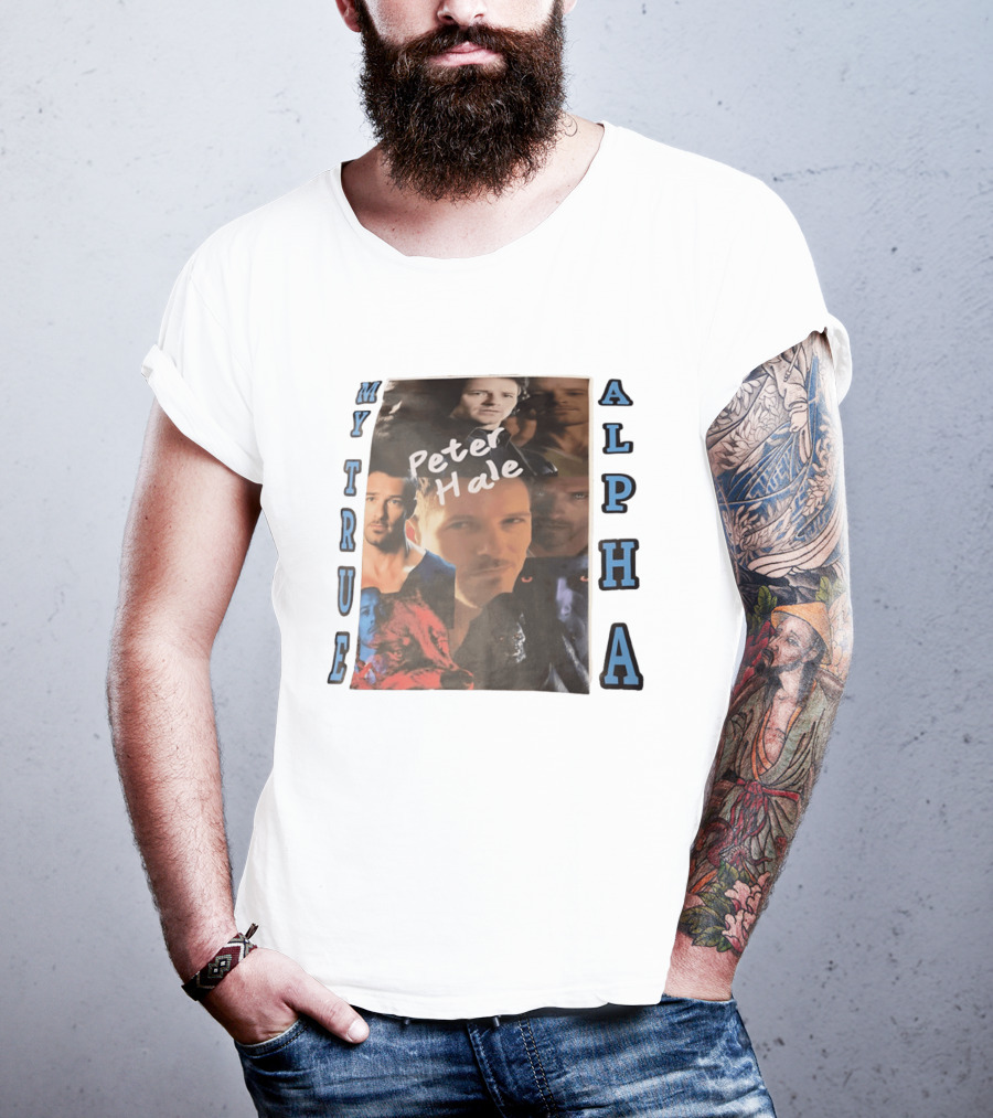Peter Hale My True Alpha Collage With Photo Montage T-Shirt