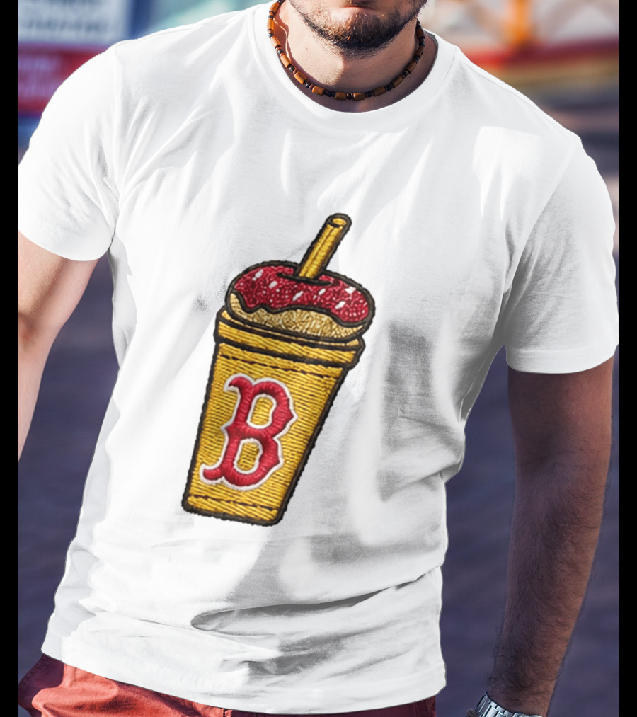 Red Sox Dunkin' Iced Coffee B Cap 2026 T-Shirt
