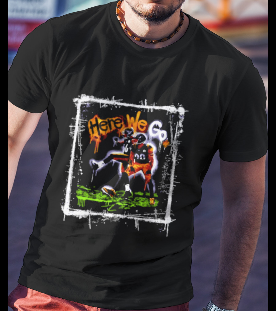 T.J. Watt Here We Go Pittsburgh Steelers Football Players T-Shirt