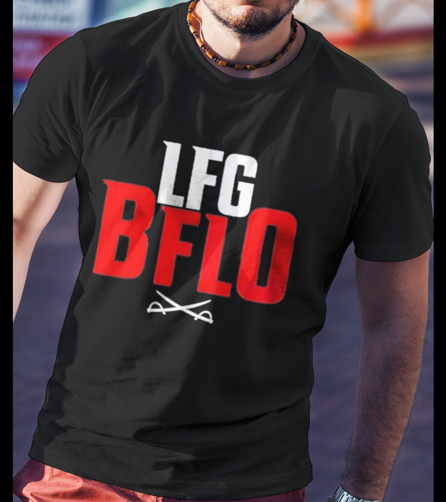 LFG BFLO Crossed Swords Hockey T-Shirt
