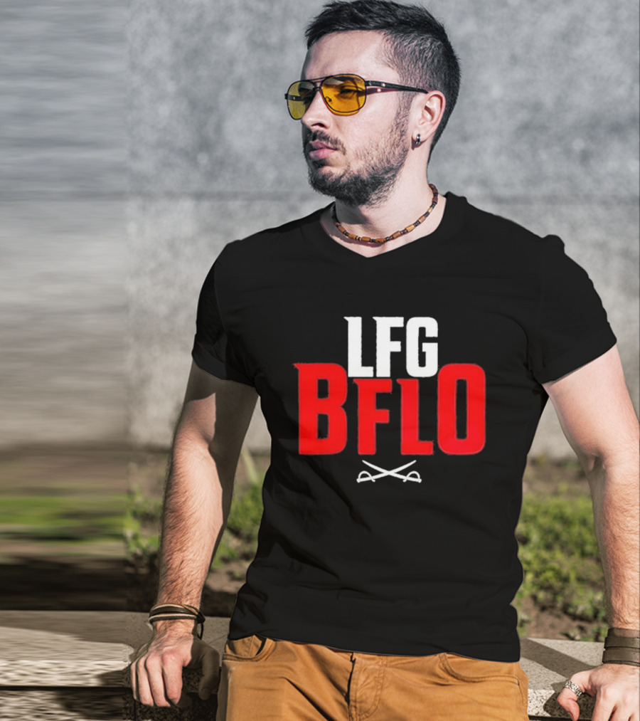 LFG BFLO Crossed Swords Hockey T-Shirt