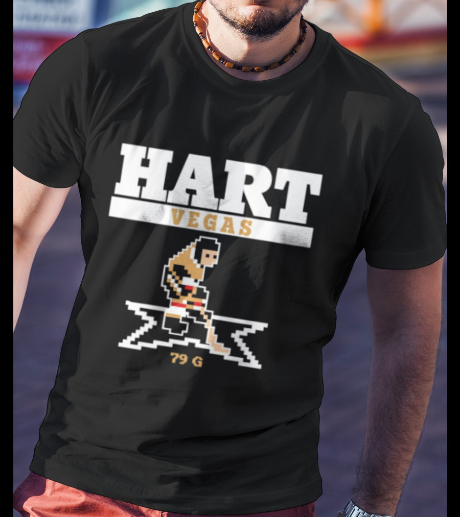 Carter Hart Vegas 79 G Hockey Player T-Shirt