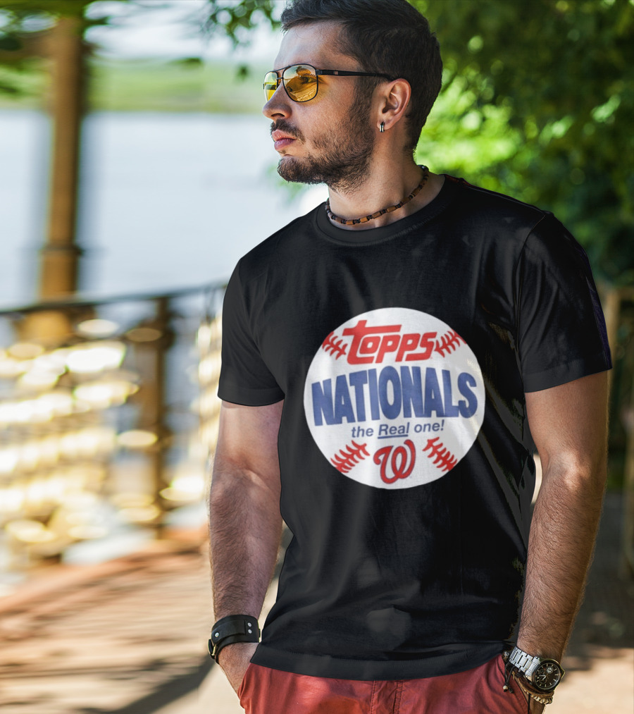 Topps Nationals The Real One MLB W Baseball T-Shirt