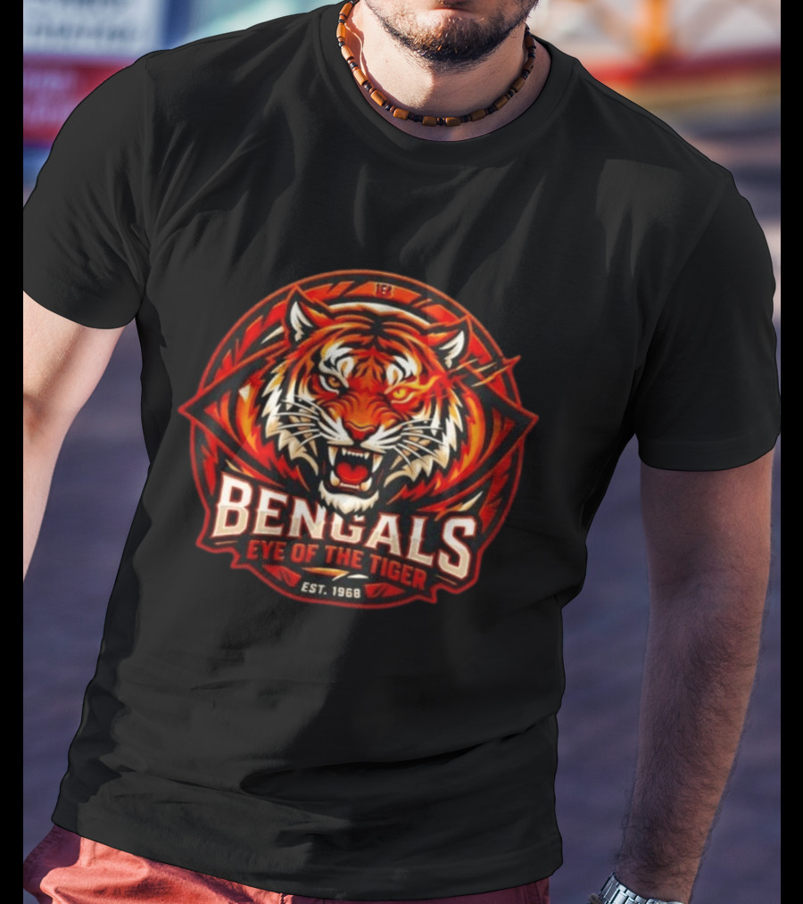 Bengals Eye Of The Tiger Est 1968 T-Shirt