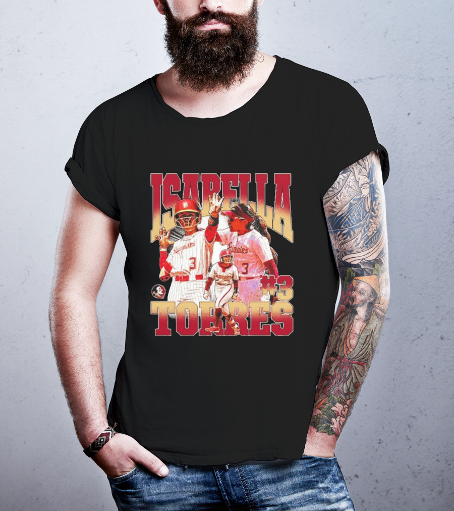 Isabella Torres Florida State Seminoles #3 Player Collage T-Shirt