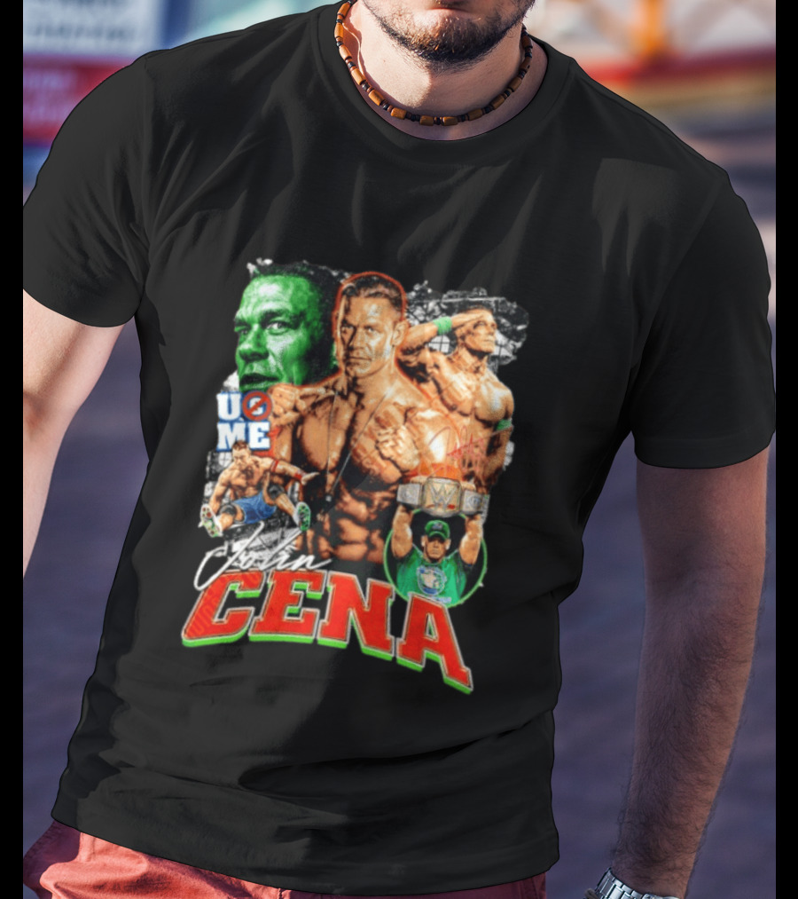 John Cena U Can't See Me U Me Champions WWE T-Shirt