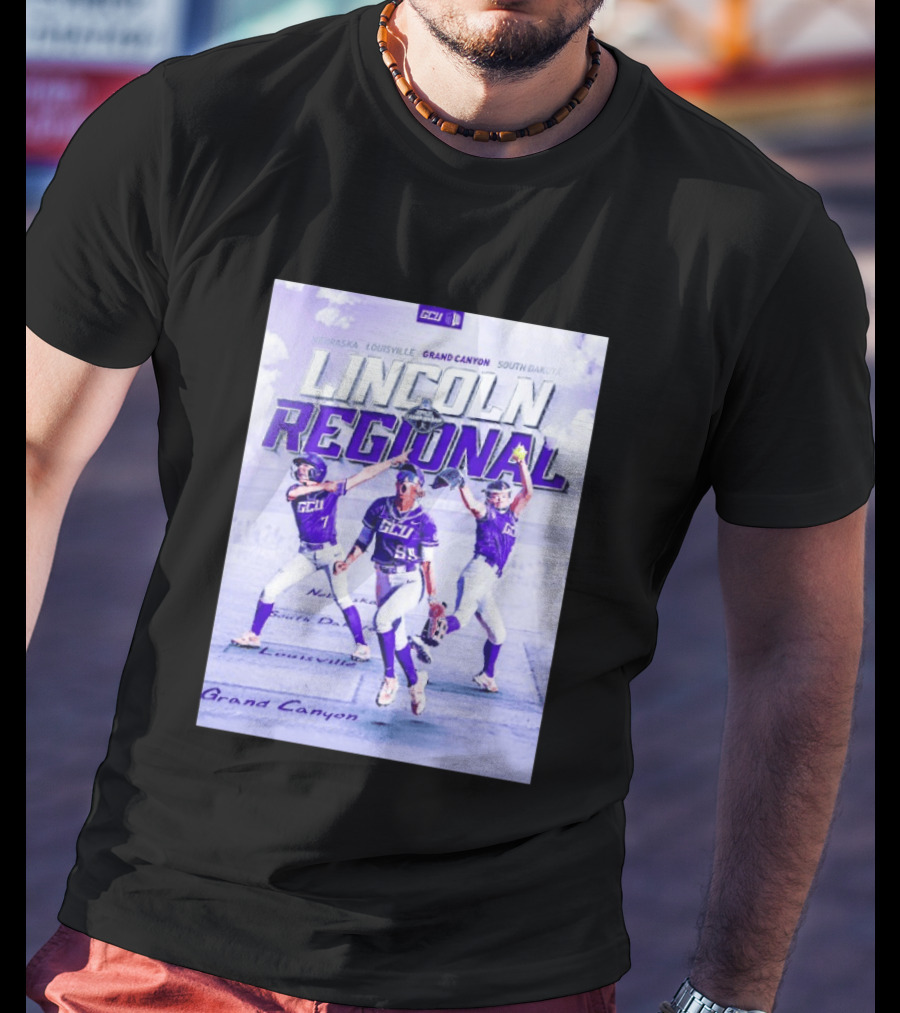 Grand Canyon Antelopes Softball Lincoln Regional Nebraska Louisville South Dakota GCU T-Shirt