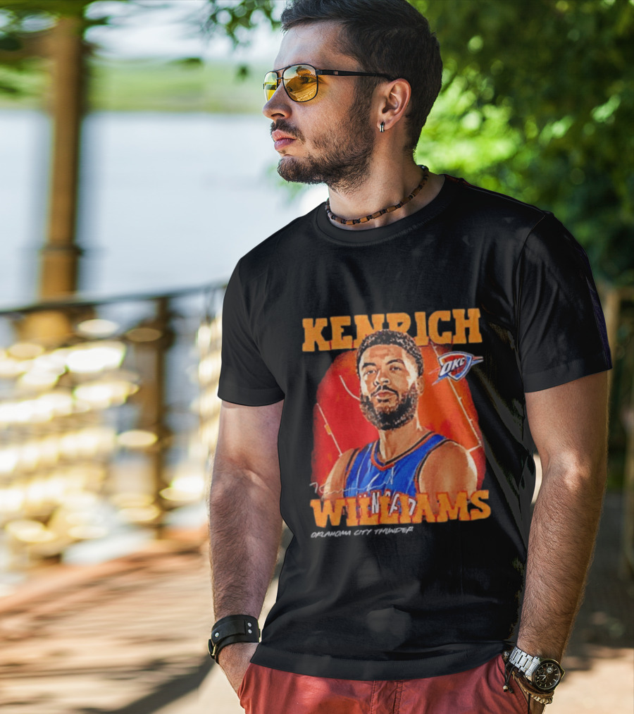 Kenrich Williams Oklahoma City Thunder OKC Basketball Player T-Shirt