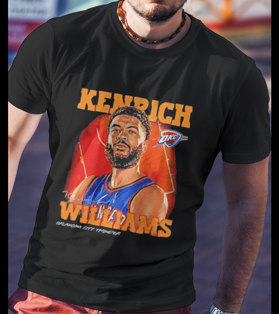 Kenrich Williams Oklahoma City Thunder OKC Basketball Player T-Shirt